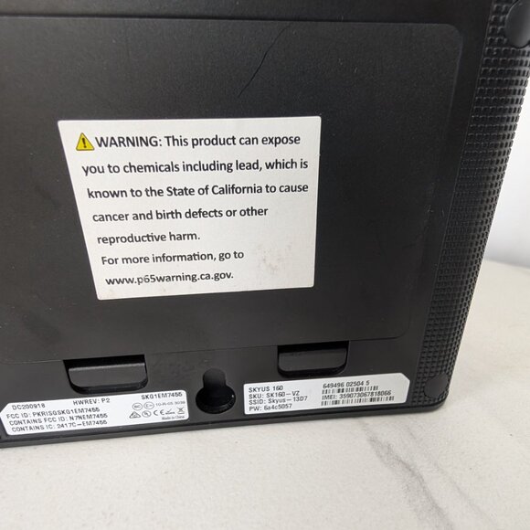 inseego SKYUS 160 SK160-VZ Gateway/Mobile Router with Power Source - Picture 7 of 15